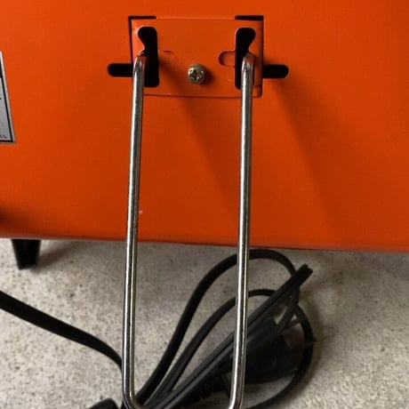 National ナショナル  とても小さい電気ストーブ  幅約31cm オレンジ  スチール  ヴィンテージストーブ  実動品