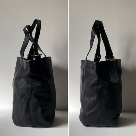 COACH オールドコーチ レザートートバッグ No.K5G-4082 グローブレザー ブラック 真鍮金具 ヴィンテージバッグ made in USA
