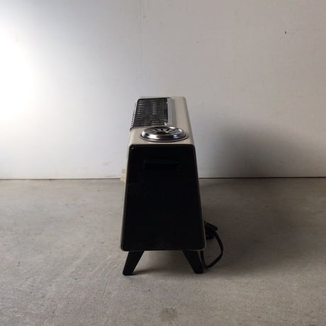 National ナショナル　クラシック電気ストーブ・スチーム有り DS-27N  700w  白黒　ヴィンテージ  80s 家電　中古良品