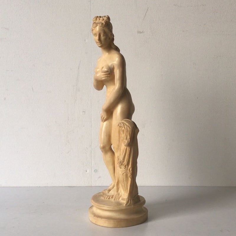 A.Santini サンティーニ 裸婦像 イタリア製 ヴィンテージオブジェ 石膏 