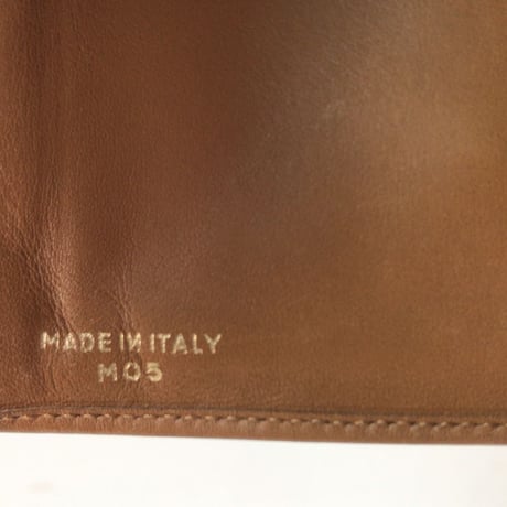 CELINE セリーヌ ガマ口 コンパクト財布 マカダム 2トーンレザー ベージュ ゴールド オールド ヴィンテージウォレット　中古良品