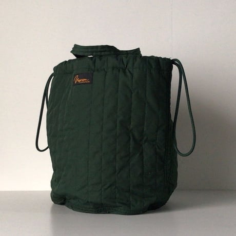 NAPRON ナプロン  QUILTING PATIENTS BAG キルティングペーシェンツバッグ  グリーン   新品同様  中古極美品. 日本製