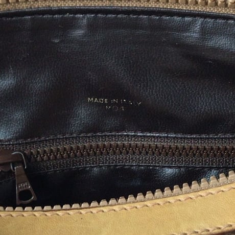 CELINE  セリーヌ   マカダム柄 ブラゾンロゴ  ヴィンテージ ハンドバッグ   ベージュ  中古美品