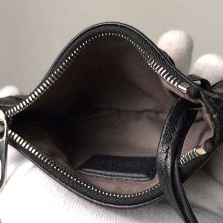 BOTTEGA VENETA  ボッテガ ヴェネタ  イントレチャート コインケース ブラック 中古美品