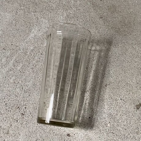 アンカーグラス  タンブラー  細身 3本ライン  刻印無し  高さ約13.5cm 珍品 希少  アンティークグラス  ゆらゆらガラス  気泡硝子 無色ややグレー  昭和初期  完品