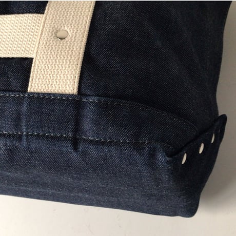 MASTER&Co.(マスターアンドコー) コットントートバッグ デニム  RAIL MAN BAG  レイルマンバッグ  ミディアム MC830  中古美品