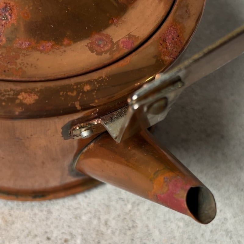 GLINTCOPPER グリントカッパー ヴィンテージ純銅ケトル 2.0L 木製無垢