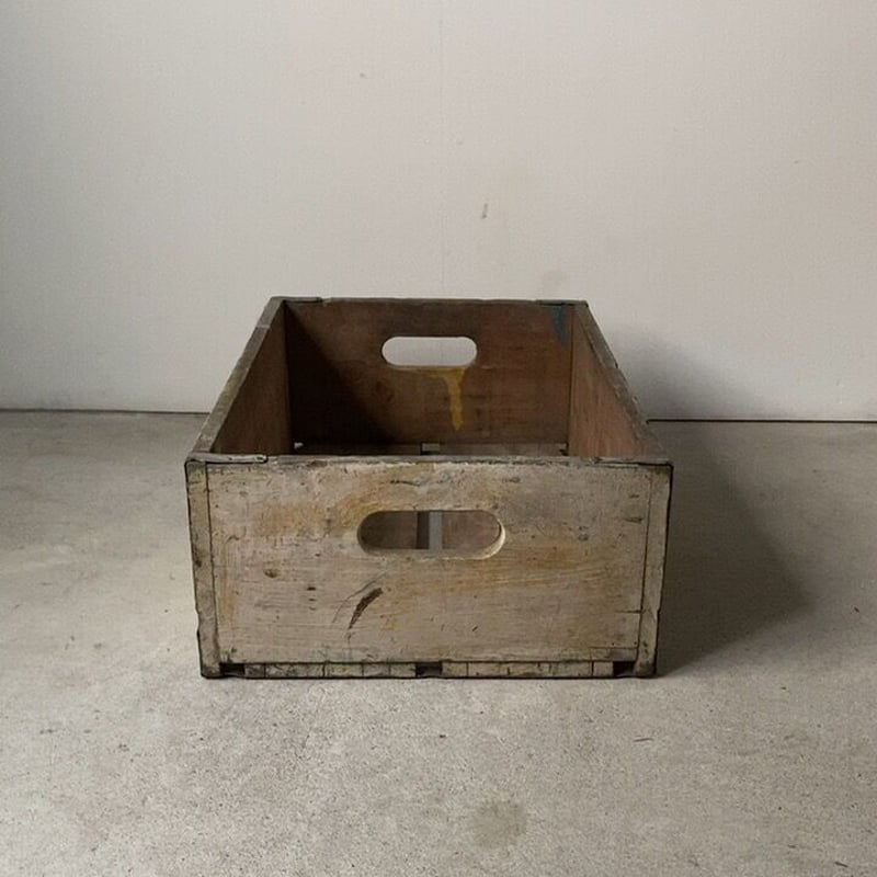 Borden's ミルク 木箱 ウッドボックス レトロ ビンテージ - ケース