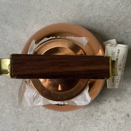 COPPER100 新光金属 コッパーケトル 1.8L ウッドハンドル ウッド摘み 銅やかん ほぼデッドストック 未使用品