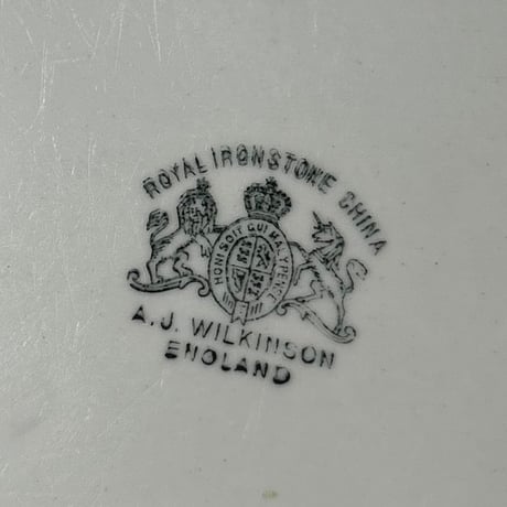 AJ Wilkinson's pottery factory  AJウィルキンソン陶器  1900年前後 イギリスアンティーク ロイヤル・アイアンストーン・チャイナ  レクタングルプレート