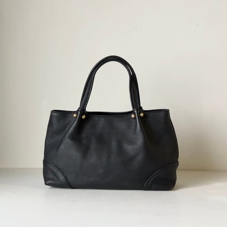 Ananas ゴールドレザー バッグ 収納袋付き （レザーバッグ
