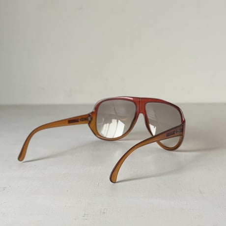 Christian Dior MONSIEUR クリスチャンディオール ムッシュ  ティアドロップサングラス 2038J サイドロゴ  眼鏡  ブラウン  オールドディオール ヴィンテージ 中古美品