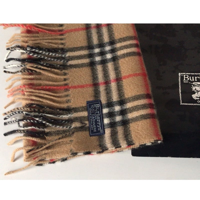 Burberrys of London バーバリーズ カシミア100% マフラー Burberrys of London バーバリーズ カシミア100% マフラー