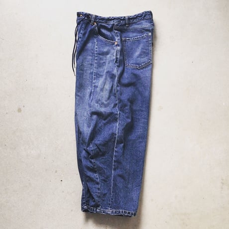 ネペンテス (needles・ニードルス) H.D. PANT - JEAN / ヒザデルパンツ デニム  12OZ DENIM / VINTAGE  サイズ1  レディース  中古品