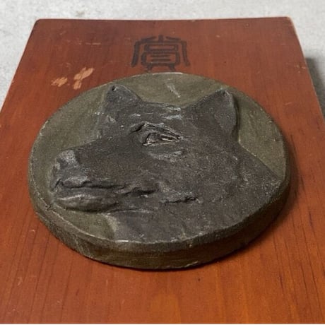 1949年 NPDA HYOGO  賞  木製盾 柴犬 秋田犬 甲斐犬 …日本犬の賞盾　昭和期 ヴィンテージ小物 メダル 勲章 銅製
