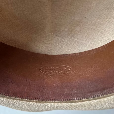 SuperOrionHat   SPECIALLY MADE FOR HANKYU DEPARTMENT STORE  阪急百貨店別注品 戦前阪急BOX付き ヴィンテージパナマハット実寸頭周約56cm