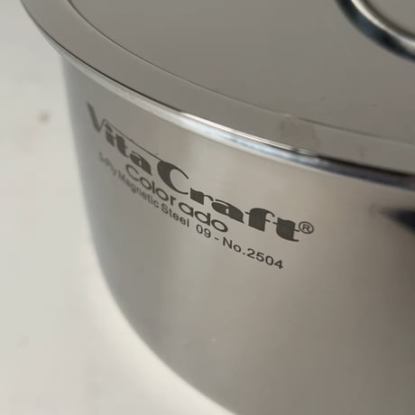 VitaCraft ビタクラフト コロラド ステンレス 両手鍋 22cm 3.1L  No2504 iH対応 中古美品