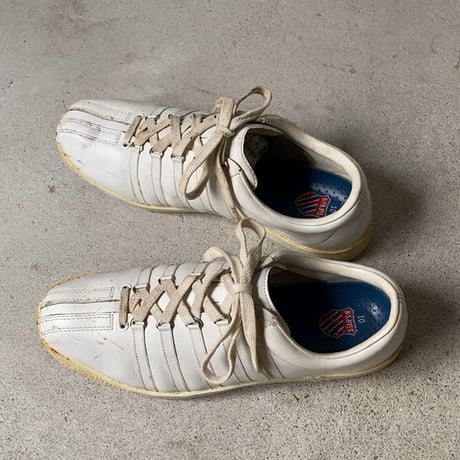 K-SWISS ケースイス Classic 88(クラシック88)  レザースニーカー size10 27cm  80s 90s ヴィンテージスニーカー テニスシューズ サーファー 白レザー