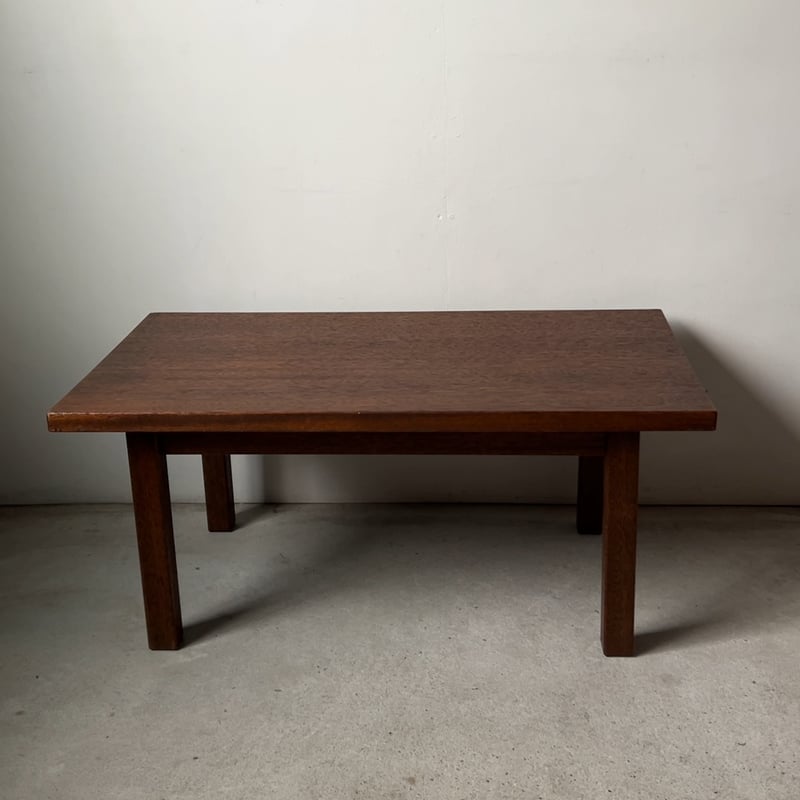 ラワン無垢材 古く小さいローテーブル ミニテーブル コーヒーテーブル