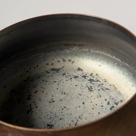 Old COPPER100 HOMEWARE 新光金属 コッパー100 ホームウェア 純銅片手鍋 木製ハンドル 木製摘み 銅鍋 ヴィンテージキッチンツール