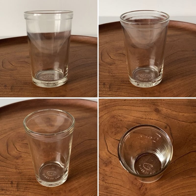 古いガラスコップ 8個セット 島田硝子70 CAN 刻印 アンカー