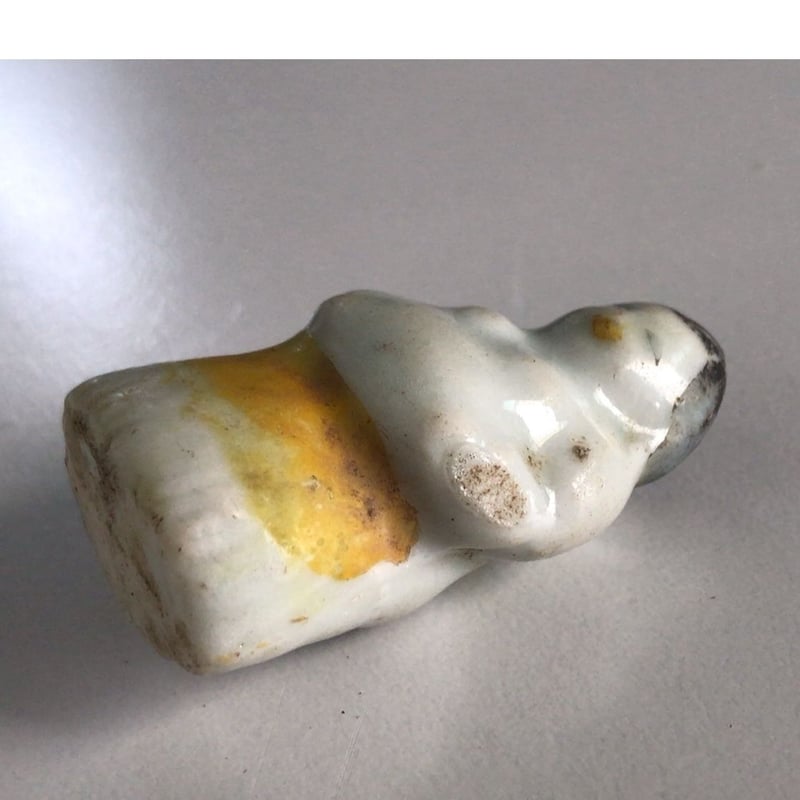 明治〜大正時代 お相撲さん 焼き物 射的の的 伊万里焼 力士 相撲取り 人