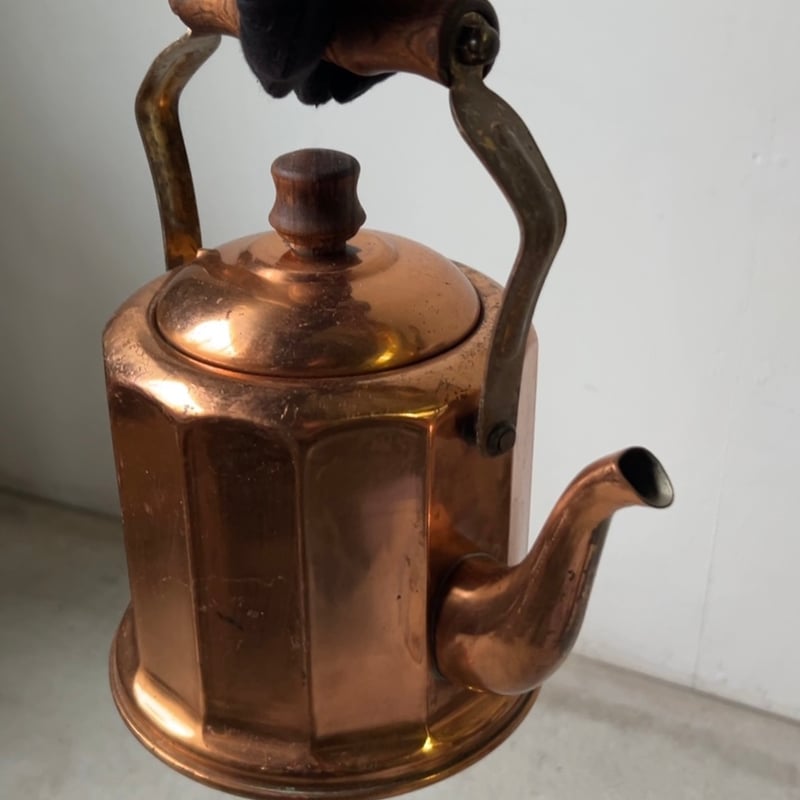 COPPER MATE など銅製品　まとめ　やかん二個　両手鍋一個 COPPER MATE ROYALE カパーメイトロワイヤル 純銅ケトル 2.2L 面取デザ