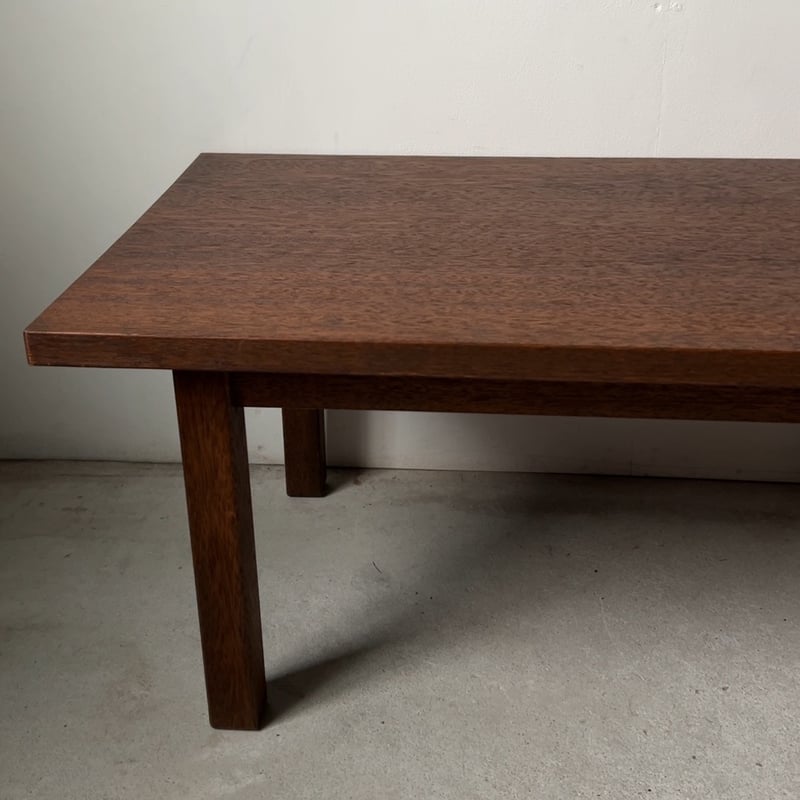 ラワン無垢材 古く小さいローテーブル ミニテーブル コーヒーテーブル