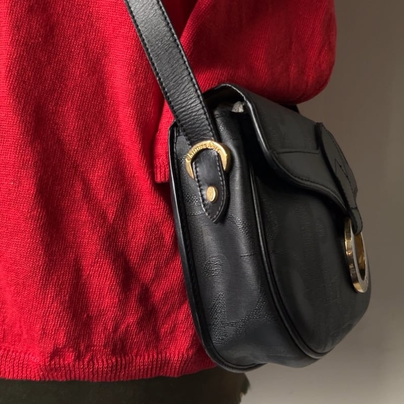 Dior オールドディオール クリスチャンディオール レザーのショルダー 