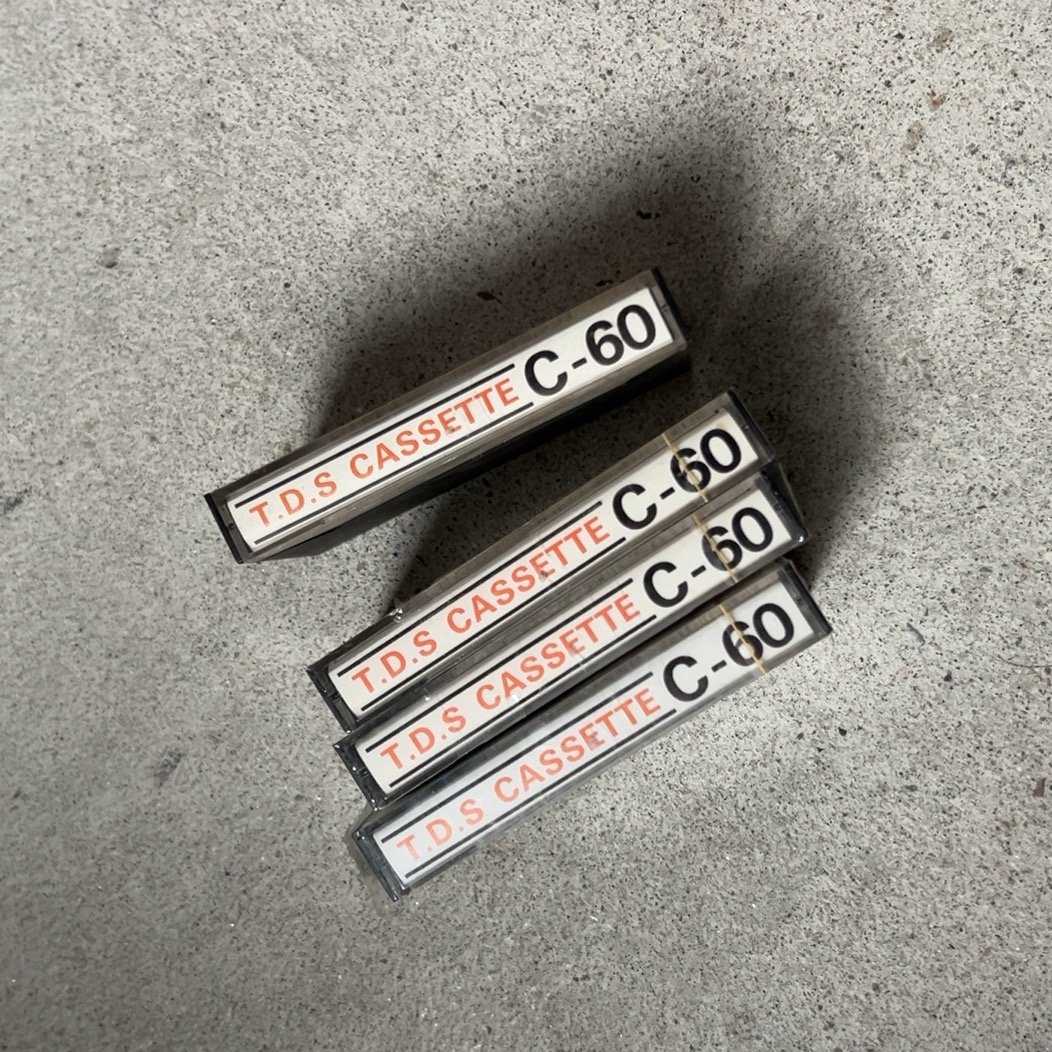 TDK CASSETTE LOW-NOISE C-60 ヴィンテージカセットテープ 未使用品