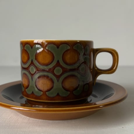 Hornsea ホーンジー社  BRONTE ブロンテ　イギリス ヴィンテージ カップ＆ソーサー  美品  made in England