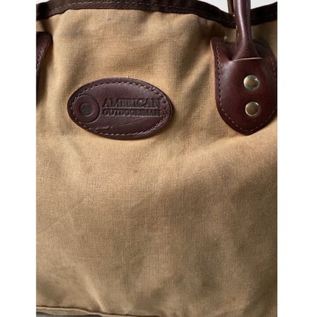 americanoutdoorsman  アメリカンアウトドアーズマン ショルダートートバッグ キャンバス レザー  USAヴィンテージ
