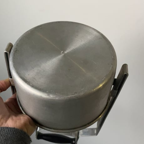 ヴィンテージ アルミ製 4段 容器 鍋 昭和期 入子 4セット 4段重箱  trademark刻印