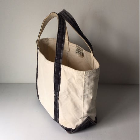 LLBean LLビーン エルエルビーン Boat & Tote  ボート&トート  バッグ  鞄  USA製 ナチュラル/ブラック Used  中古品