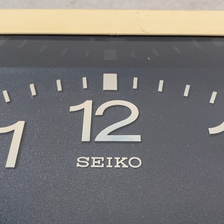 SEIKO セイコー 60s  3針 ネイビー文字盤 SYNCHRONOUS-CLOCK  昭和期 1960年代 オールドセイコー ヴィンテージウォールクロック ジャパンヴィンテージ 実働品