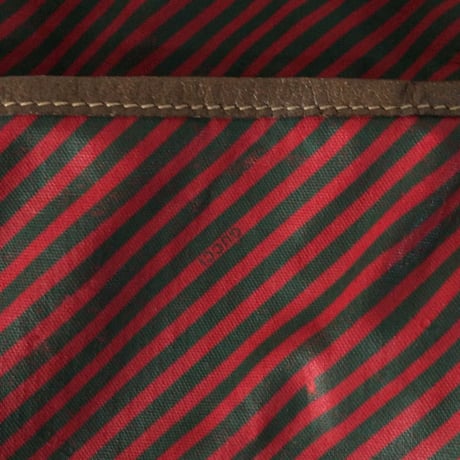GUCCI オールドグッチ リゲイトライン (ストライプ柄)  ショッピングバッグ メッセンジャー仕様可 ヴィンテージ 80s 希少ライン