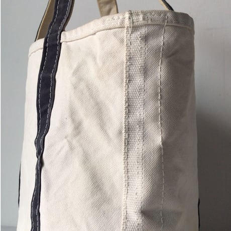 LLBean LLビーン エルエルビーン Boat & Tote  ボート&トート  バッグ  鞄  USA製 ナチュラル/ブラック Used  中古品