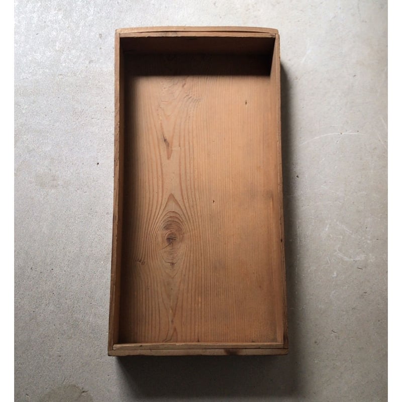 古い餅箱 文字有り 蓋付き 檜無垢材 昭和15年 アンティーク木箱