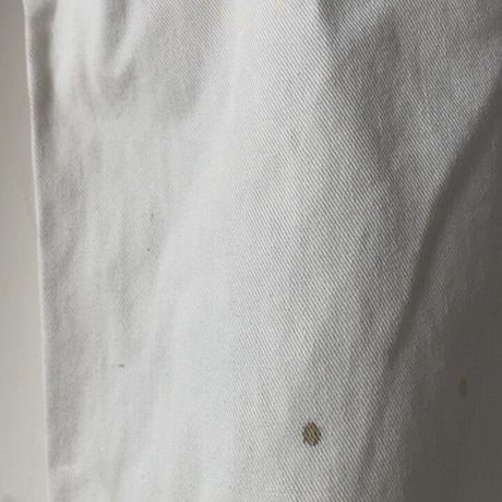 ARTE POVERA  アルテポーヴェラ  ユーズドリペア加工 (ペンキ加工・ホール補修加工)白い綿パン ワークパンツ 中古美品