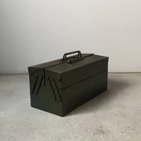 S.P  TOOL BOX  2M-350  エスピー ツールボックス ミリタリーグリーン 両開き クラシック ヴィンテージツールボックス 良品
