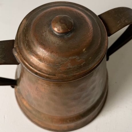 GREGORIAN COPPER社 グレゴリアン コッパー  シュガーポット  アメリカ製 ヴィンテージ 銅製品 蓋付き容器  良品 made in USA