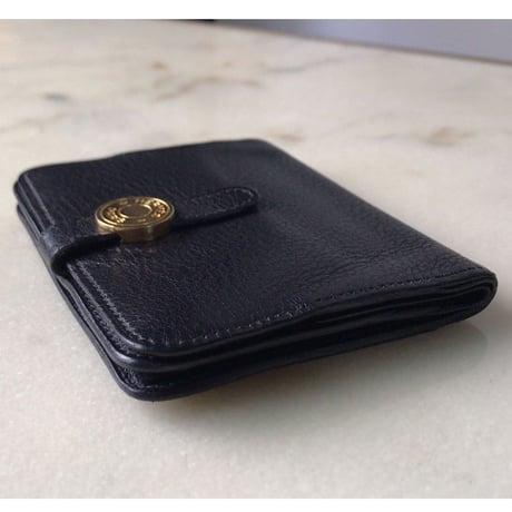 HERMES エルメス  ドゴンコンパクト  コインケース   トゴ   ブラック／ゴールド金具   □A刻印  中古