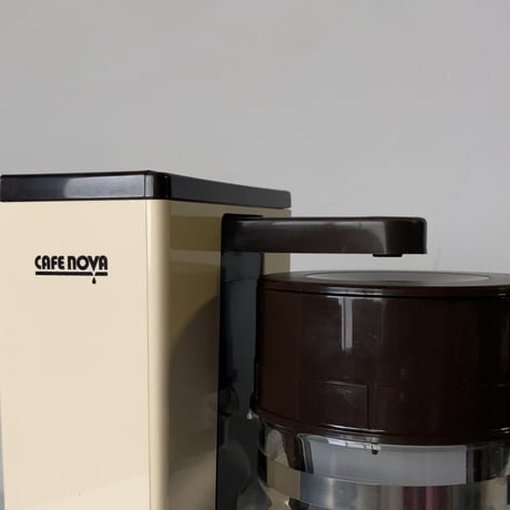 PHILIPS  フィリップス  コーヒーメーカー  cafenova カフェノバ  80s 90s ヴィンテージ 家電  ブラウン/オフホワイト　中古品