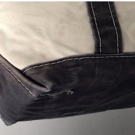 LLBean LLビーン エルエルビーン Boat & Tote  ボート&トート  バッグ  鞄  USA製 ナチュラル/ブラック Used  中古品