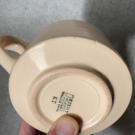 (B)  Wallace  ウォレス. (Desert ware). デザートウェア  ヴィンテージ マグカップ  アメリカ ダイナーマグ 50s 60s made in USA