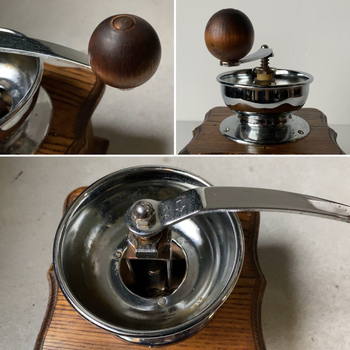 コーヒーミル KONO コーノ コーヒーミル 珈琲サイフォン株式会社 木製