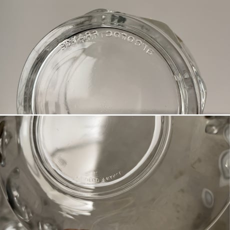 arcoroc アルコロック  ガラス製 ヴィンテージ カップ＆ソーサー 2個セット  耐熱 無色透明 未使用品 made in france