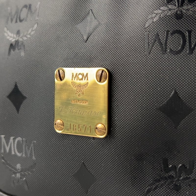 MCM オールドエムシーエム ヴィセトス柄 モノグラム ブラック