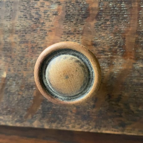 アンティーク 4杯小引き出し 厚みある木製無垢材 木製摘み 古引出し 古木工 昭和期 エイジング良好 良品