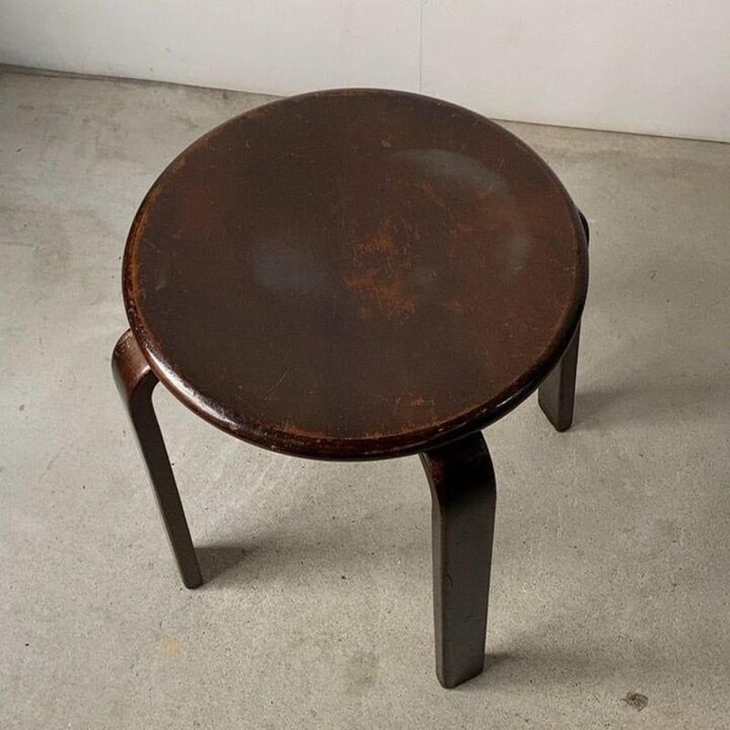 レトロ アンティーク スタッキングスツール 2脚セット 木製天板 レトロ アンティーク スタッキングスツール 2脚セット 木製天板